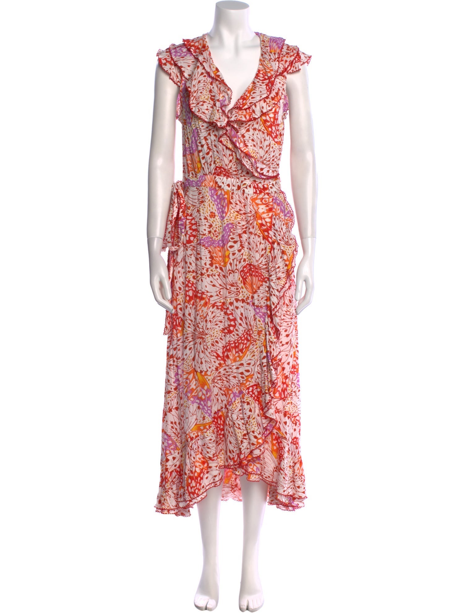 Poupette St Barth Floral Print Long Dress