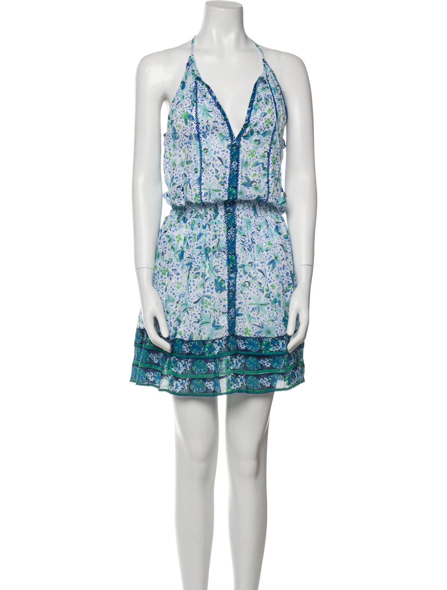 Poupette St Barth Floral Print Mini Dress