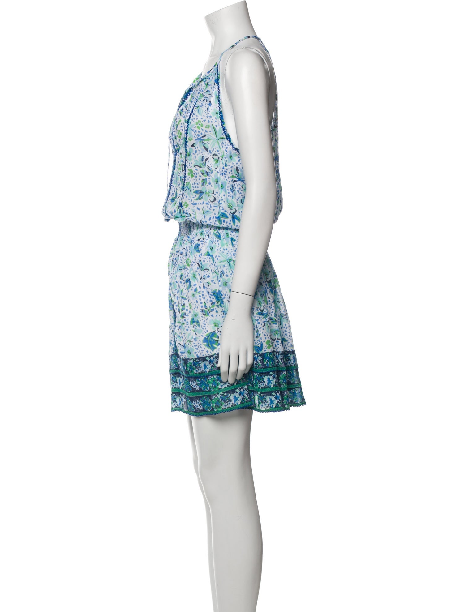 Poupette St Barth Floral Print Mini Dress