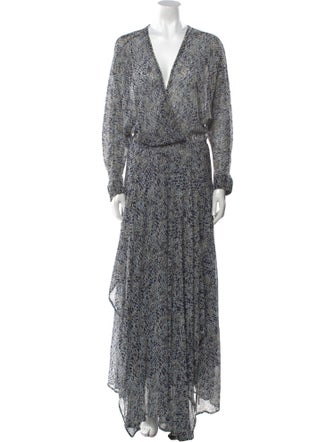 Poupette St Barth Silk Long Dress