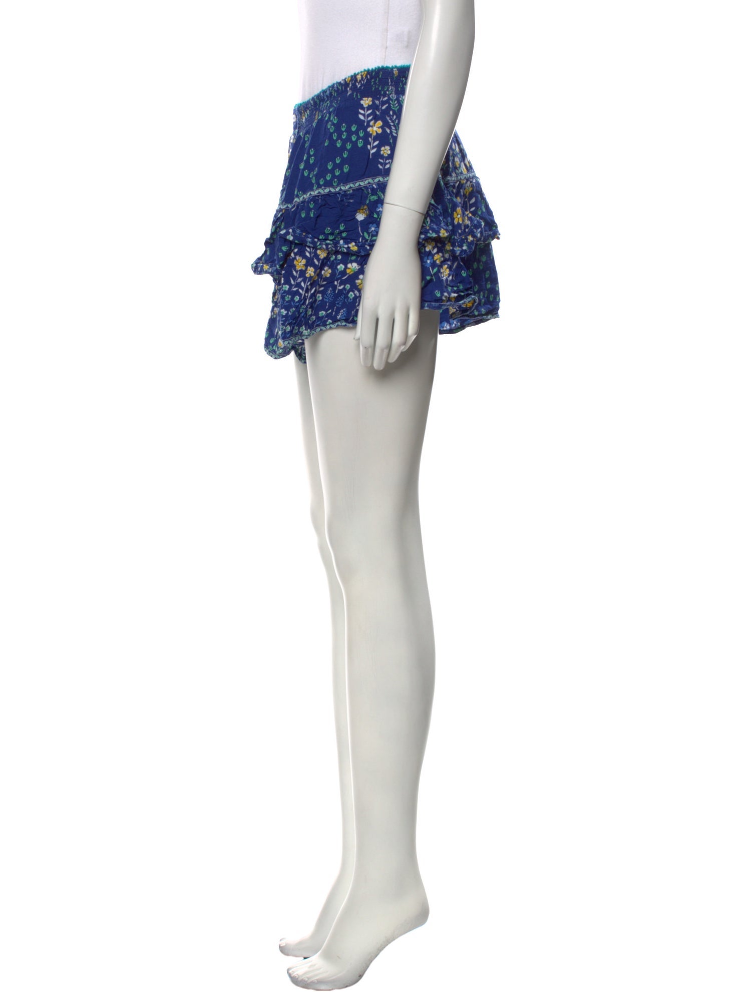 Poupette St Barth Floral Print Mini Shorts