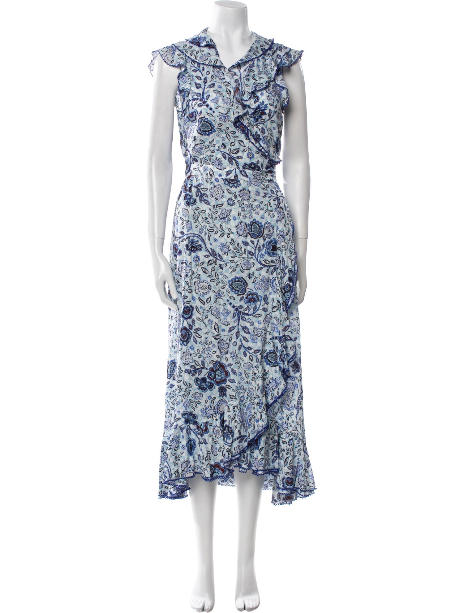 Poupette St Barth Floral Print Long Dress
