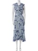 Poupette St Barth Floral Print Long Dress