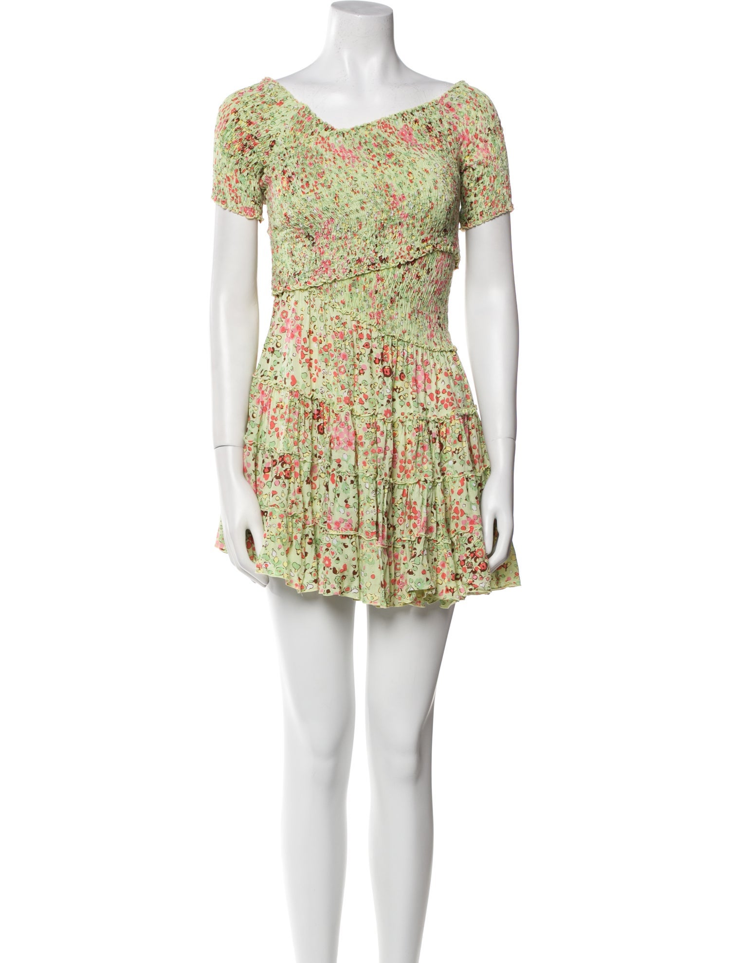 Poupette St Barth Floral Print Mini Dress