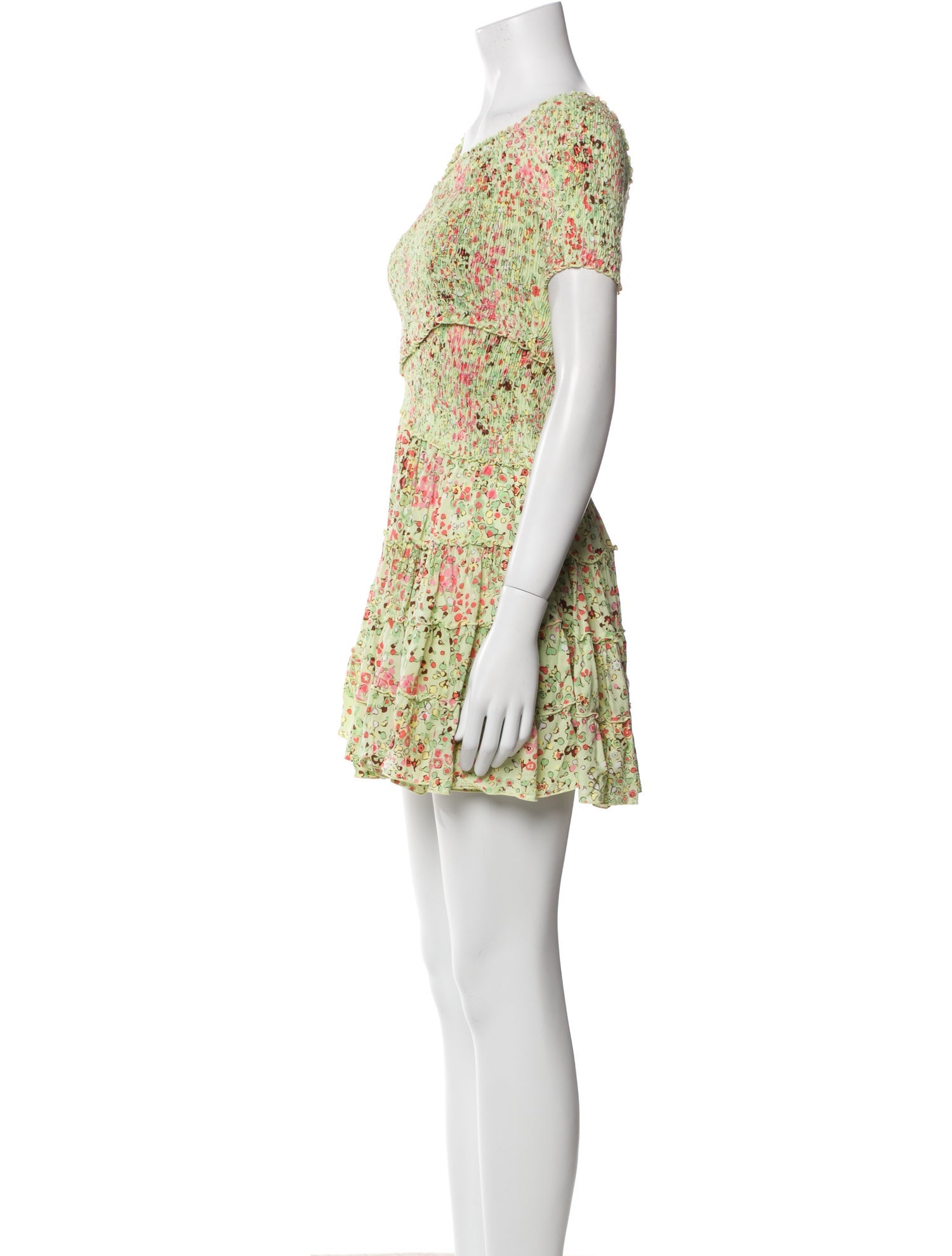 Poupette St Barth Floral Print Mini Dress