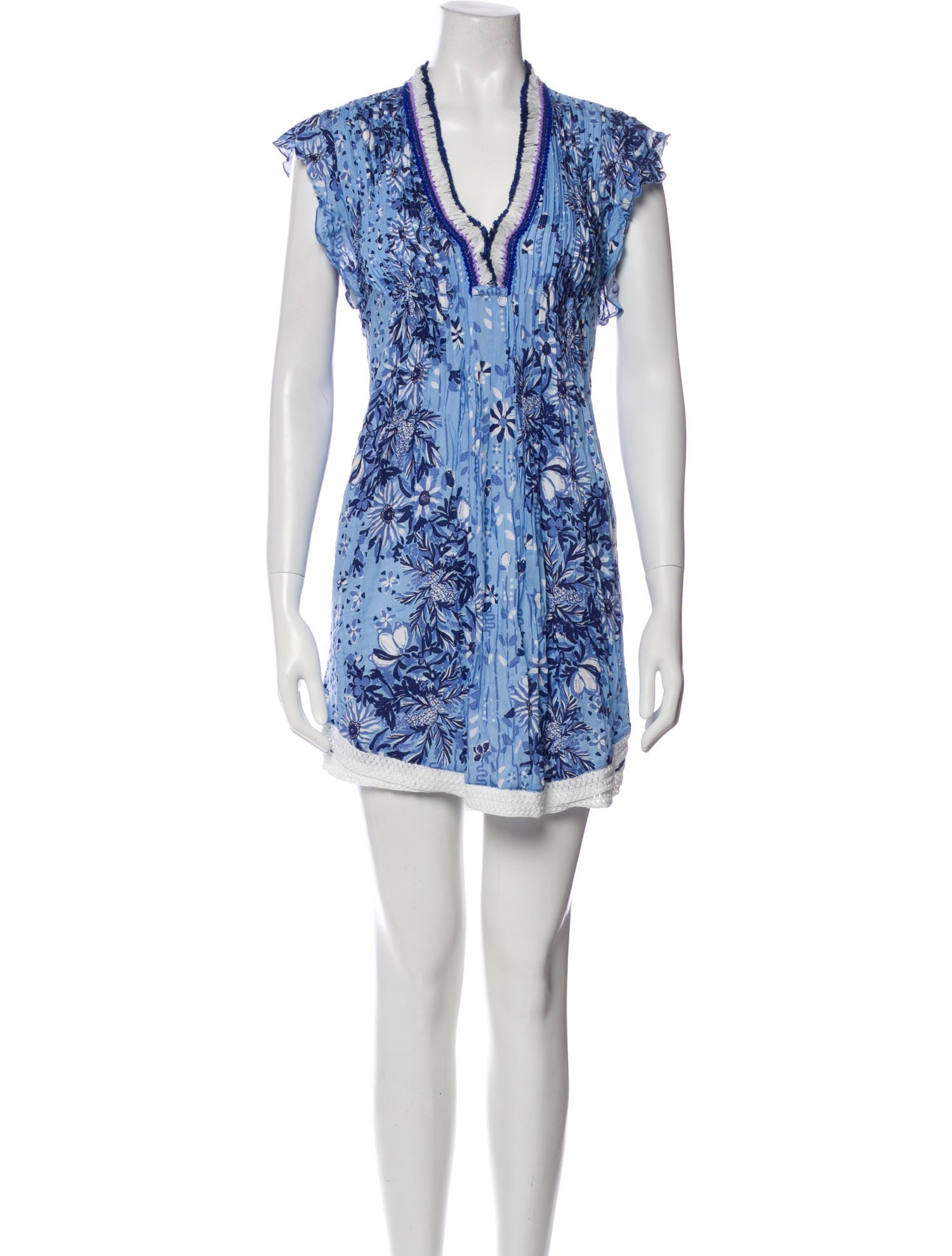 Poupette St Barth Printed Mini Dress