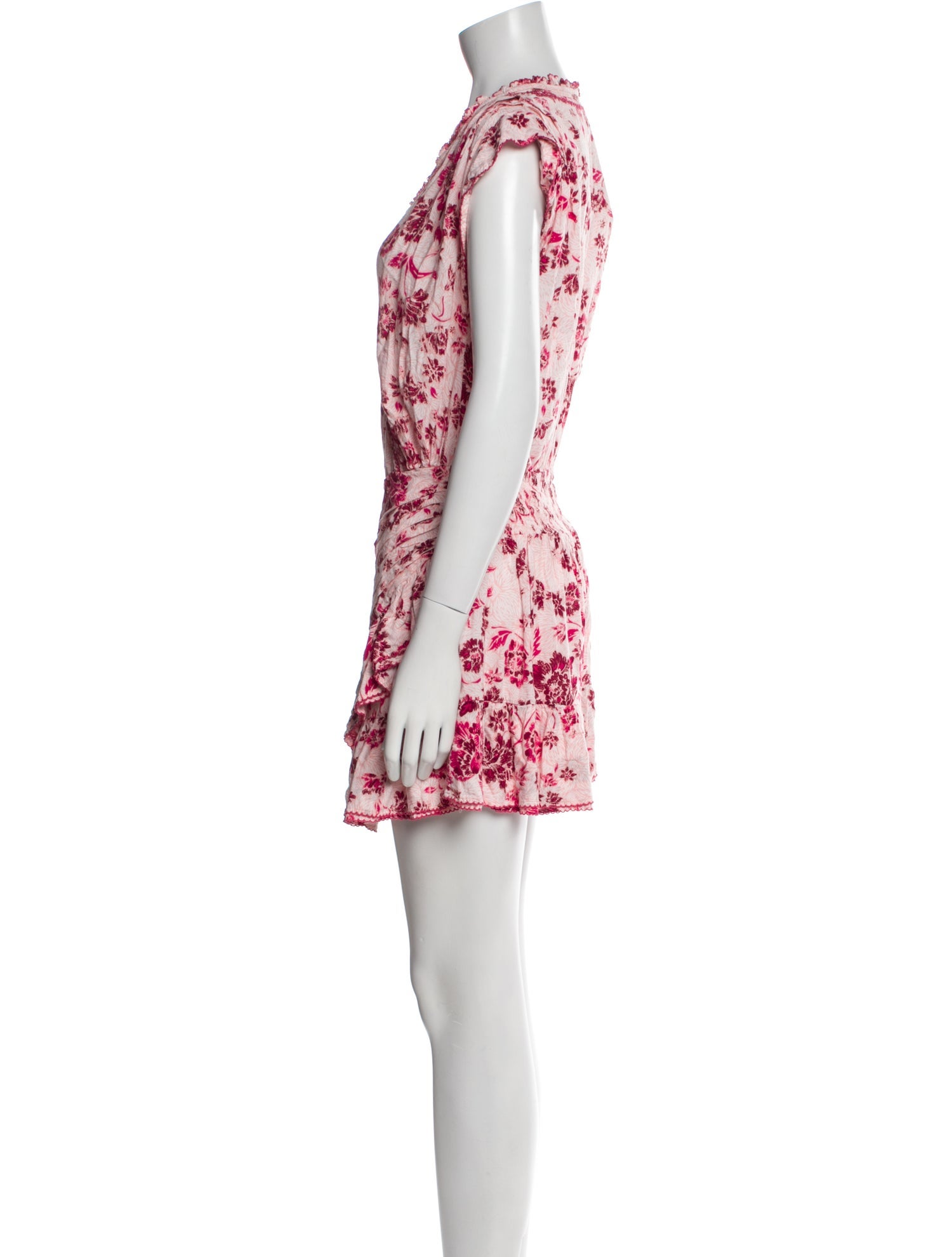 Poupette St Barth Floral Print Mini Dress