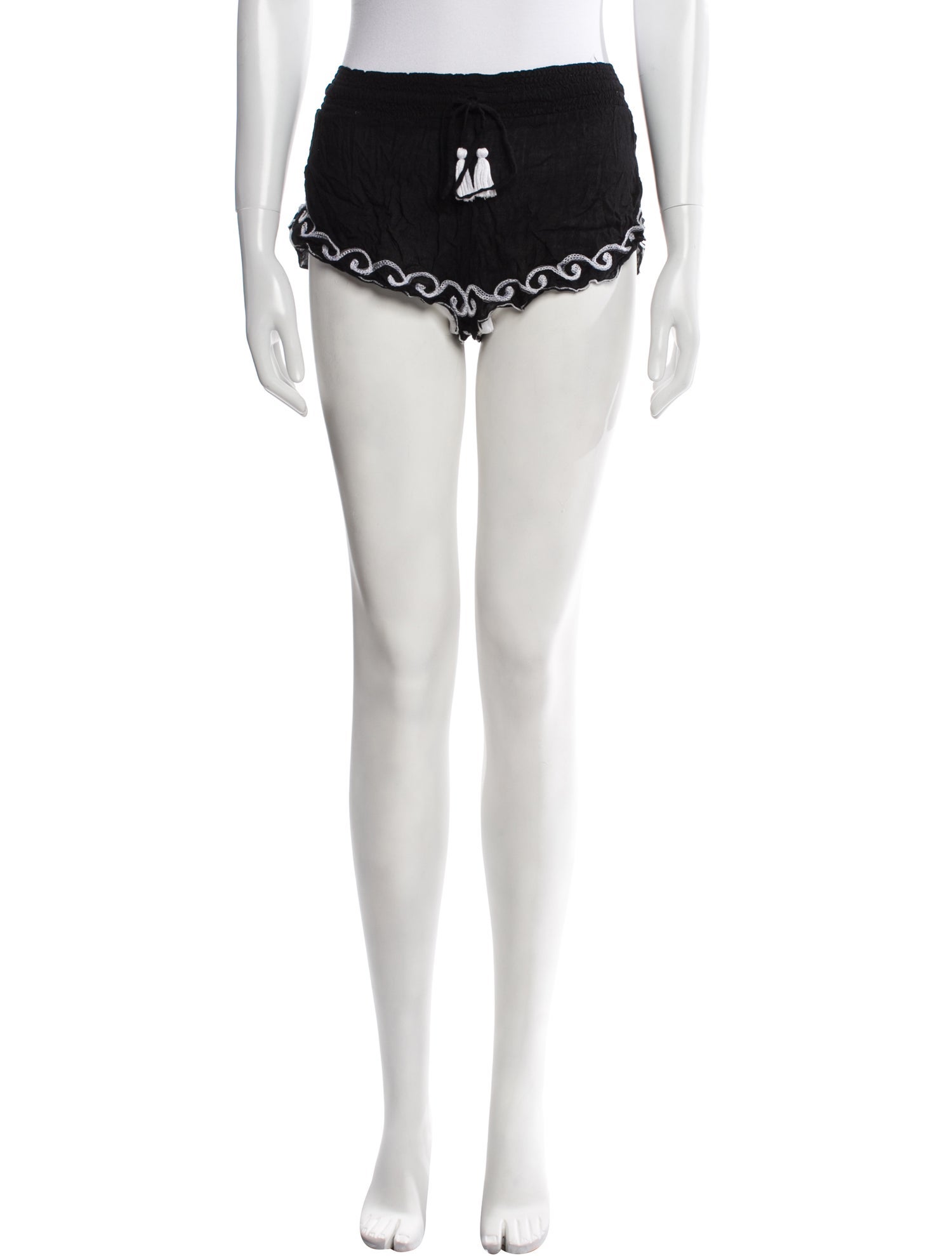 Poupette St Barth Printed Mini Shorts