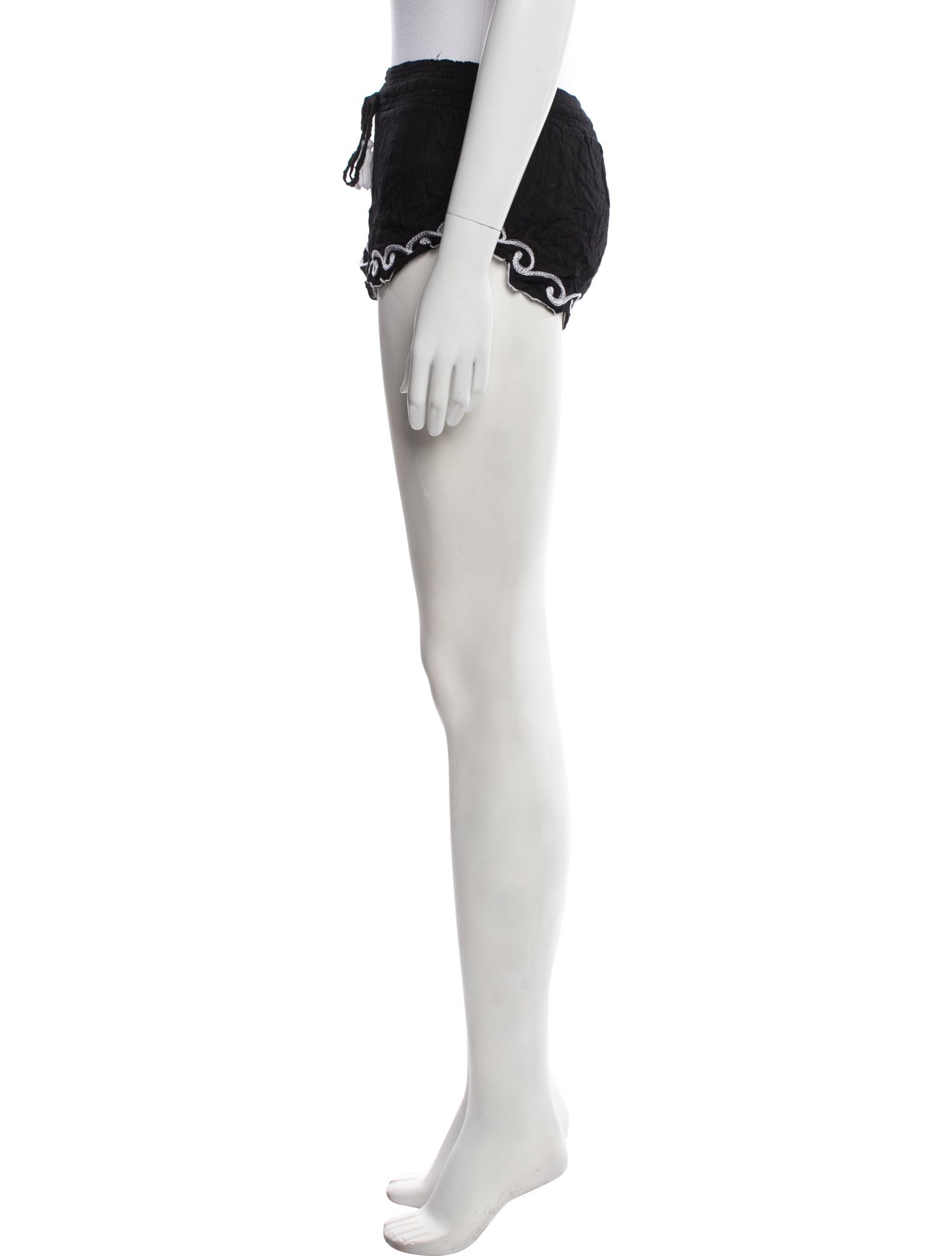Poupette St Barth Printed Mini Shorts