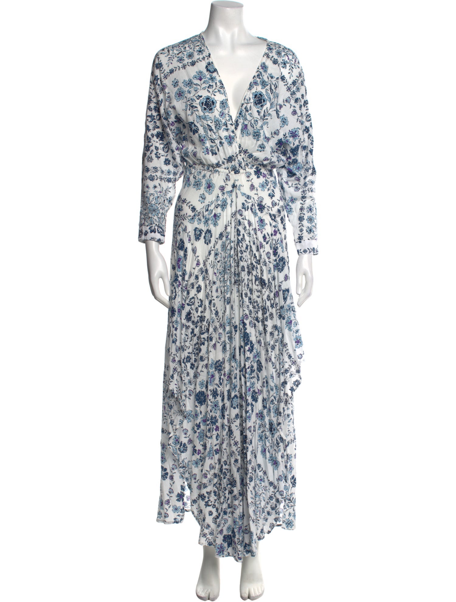 Poupette St Barth Floral Print Long Dress