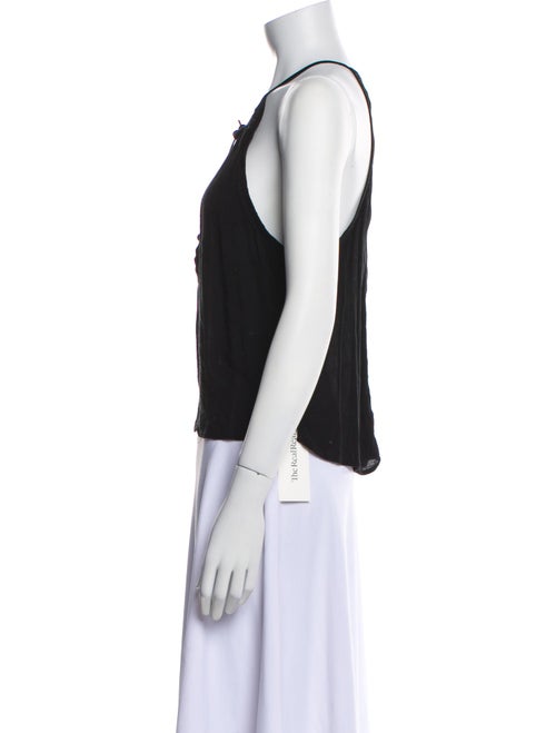 Poupette St Barth Halterneck Sleeveless Crop Top