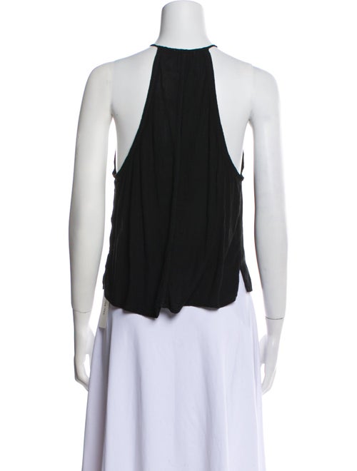 Poupette St Barth Halterneck Sleeveless Crop Top