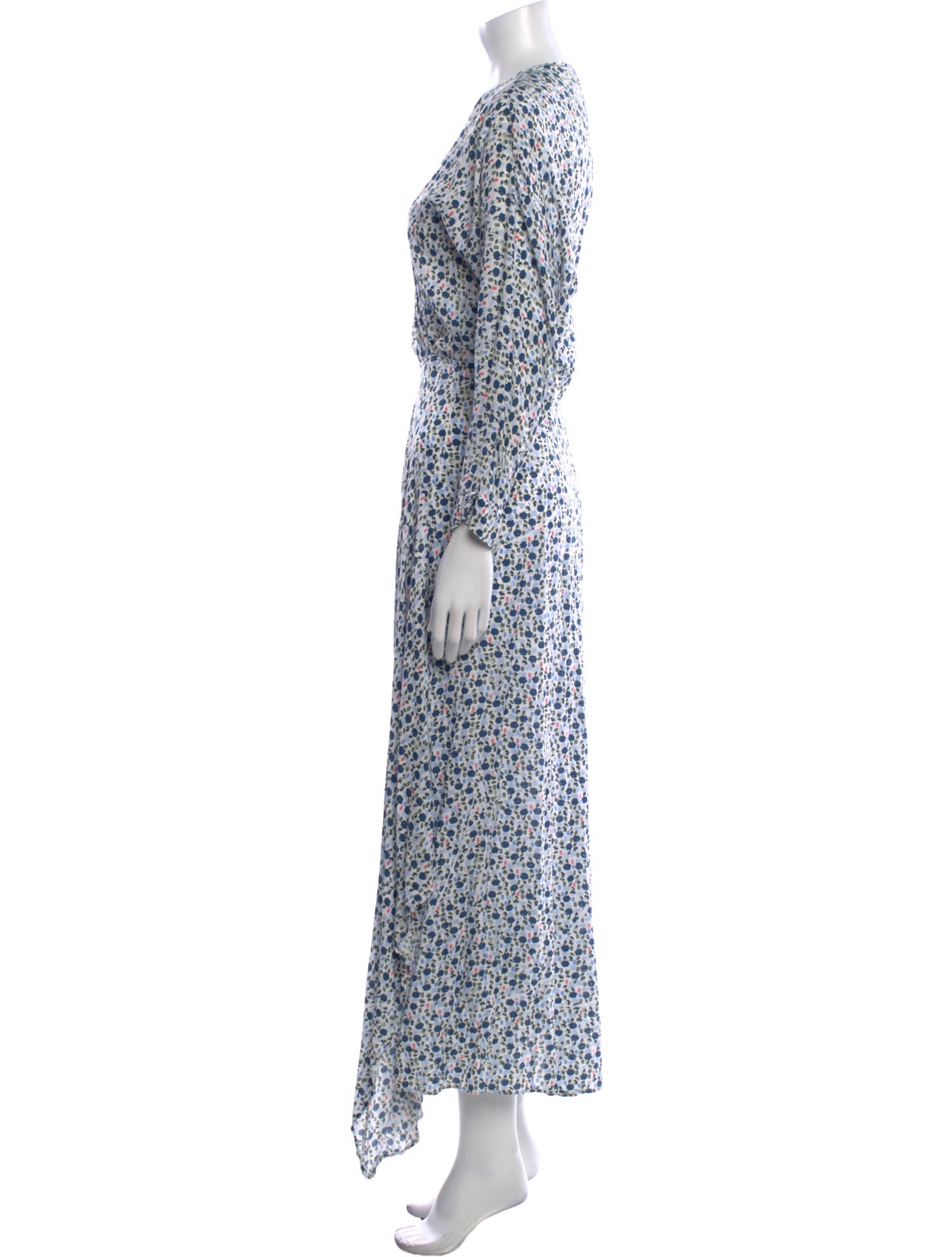 Poupette St Barth Floral Print Long Dress
