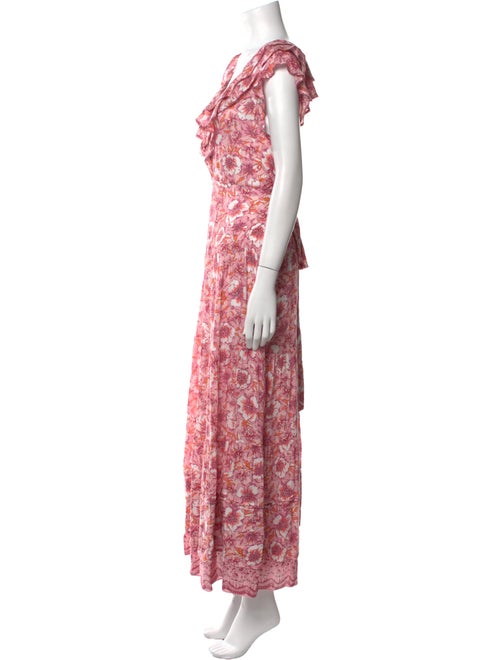 Poupette St Barth Floral Print Long Dress