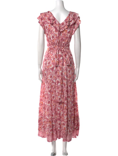 Poupette St Barth Floral Print Long Dress