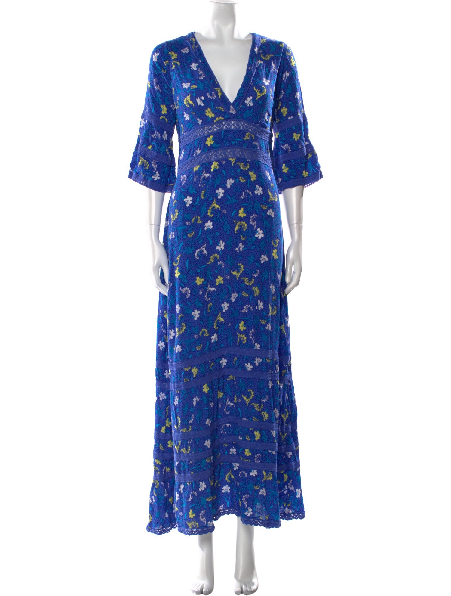 Poupette St Barth Floral Print Long Dress