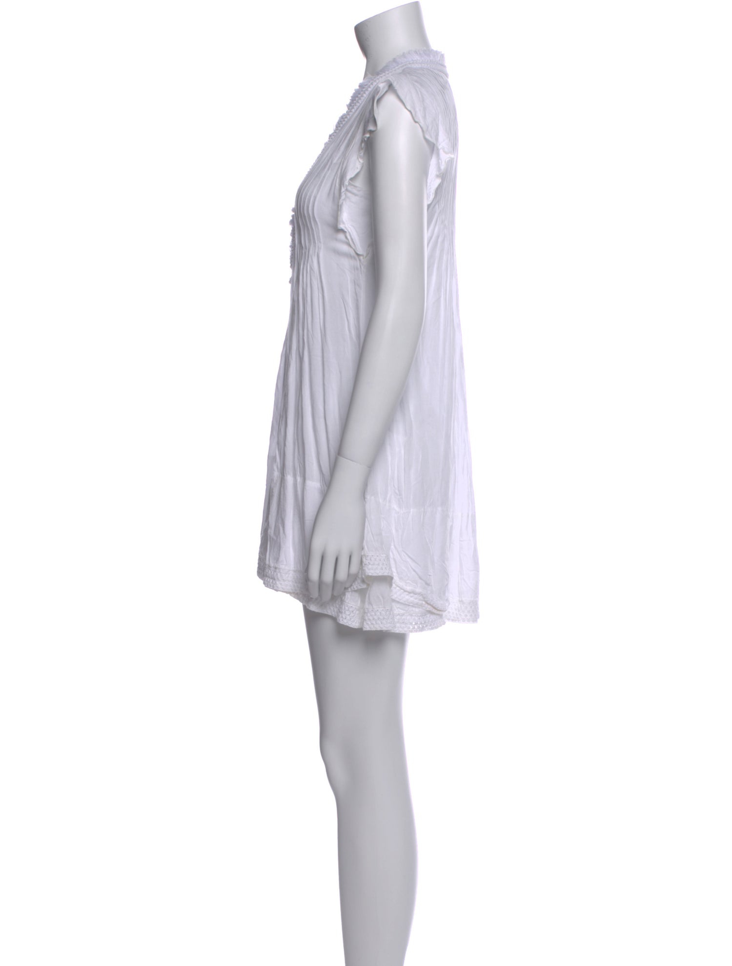 Poupette St Barth V-Neck Mini Dress