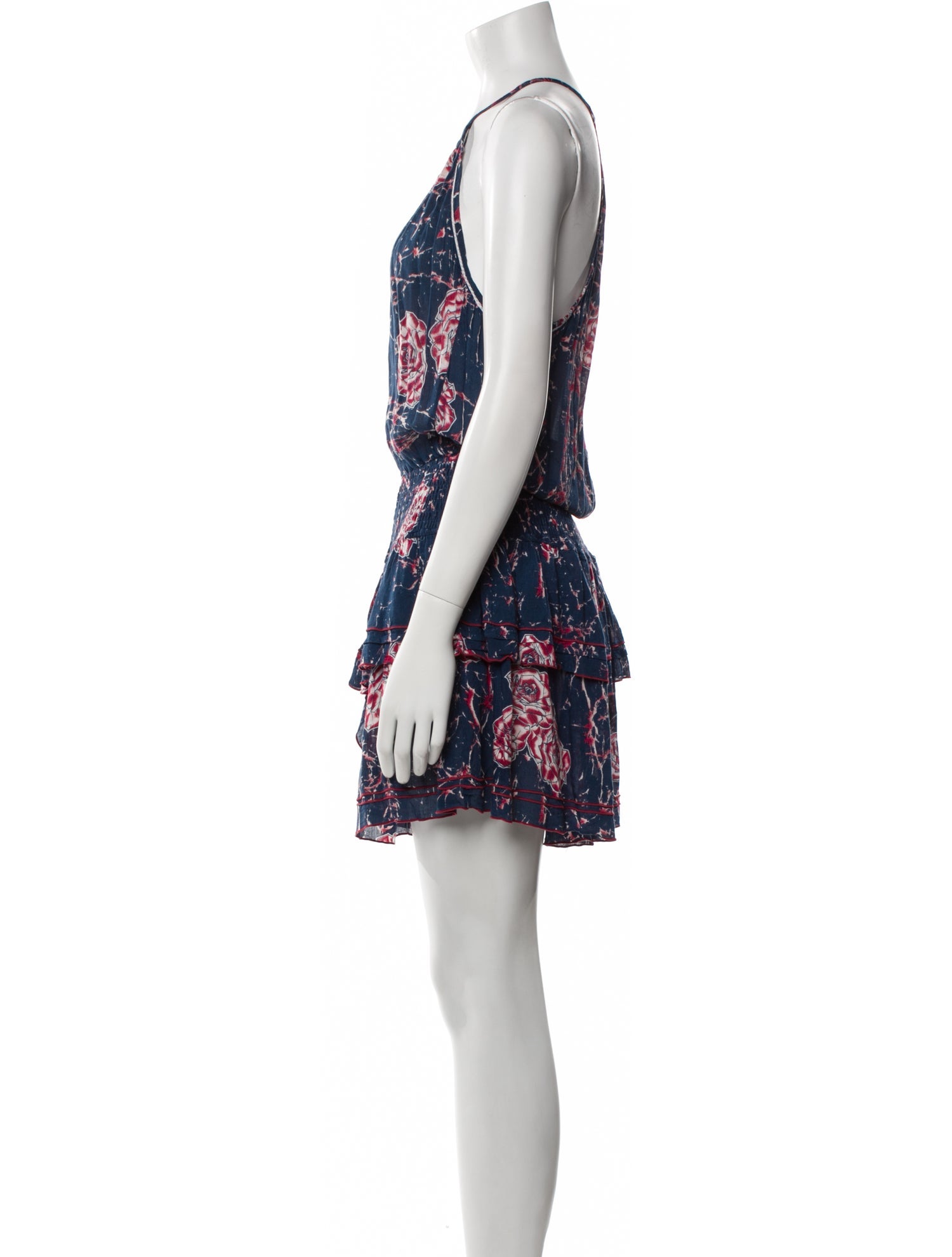 Poupette St Barth Printed Knee-Length Dress