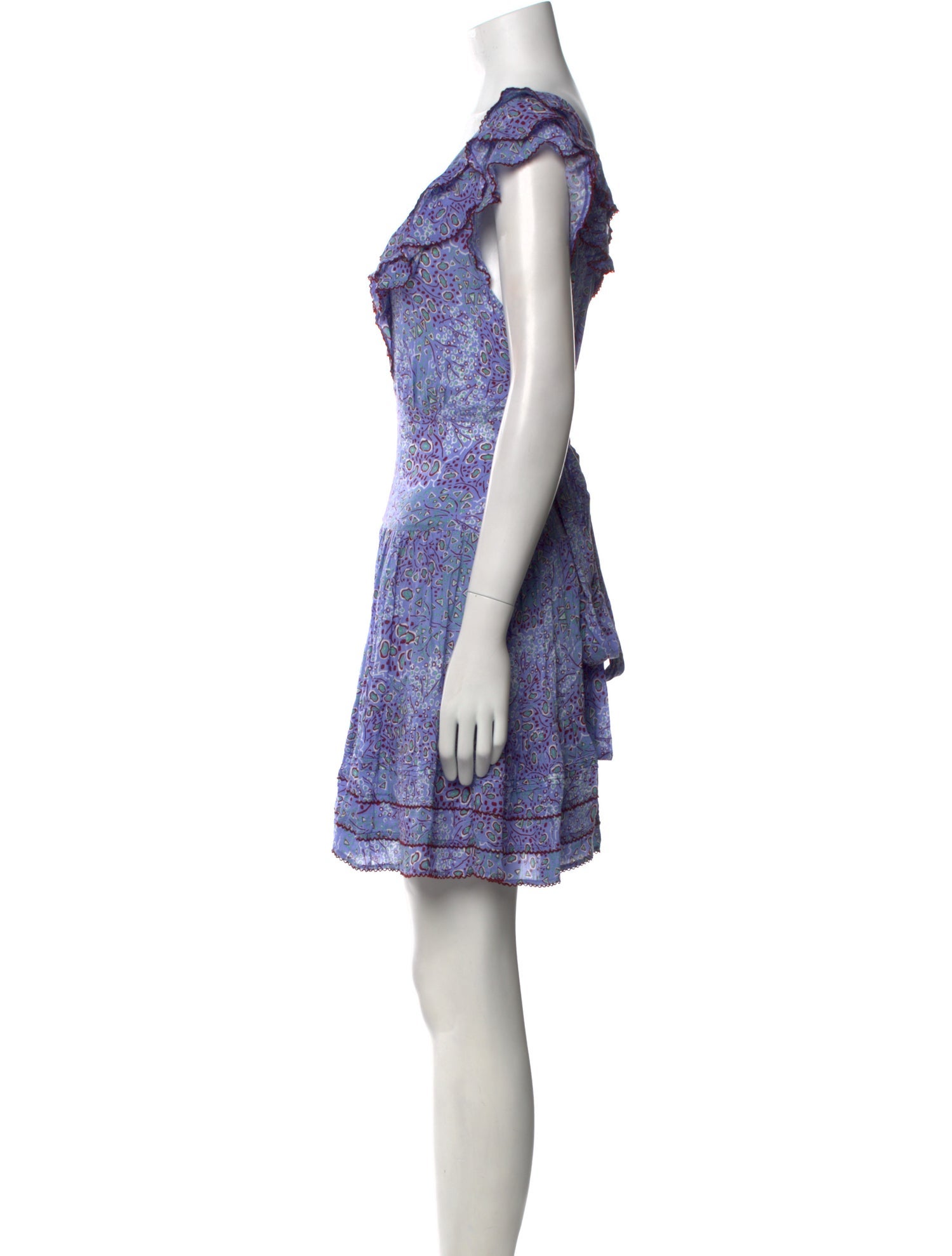 Poupette St Barth Printed Mini Dress w/ Tags