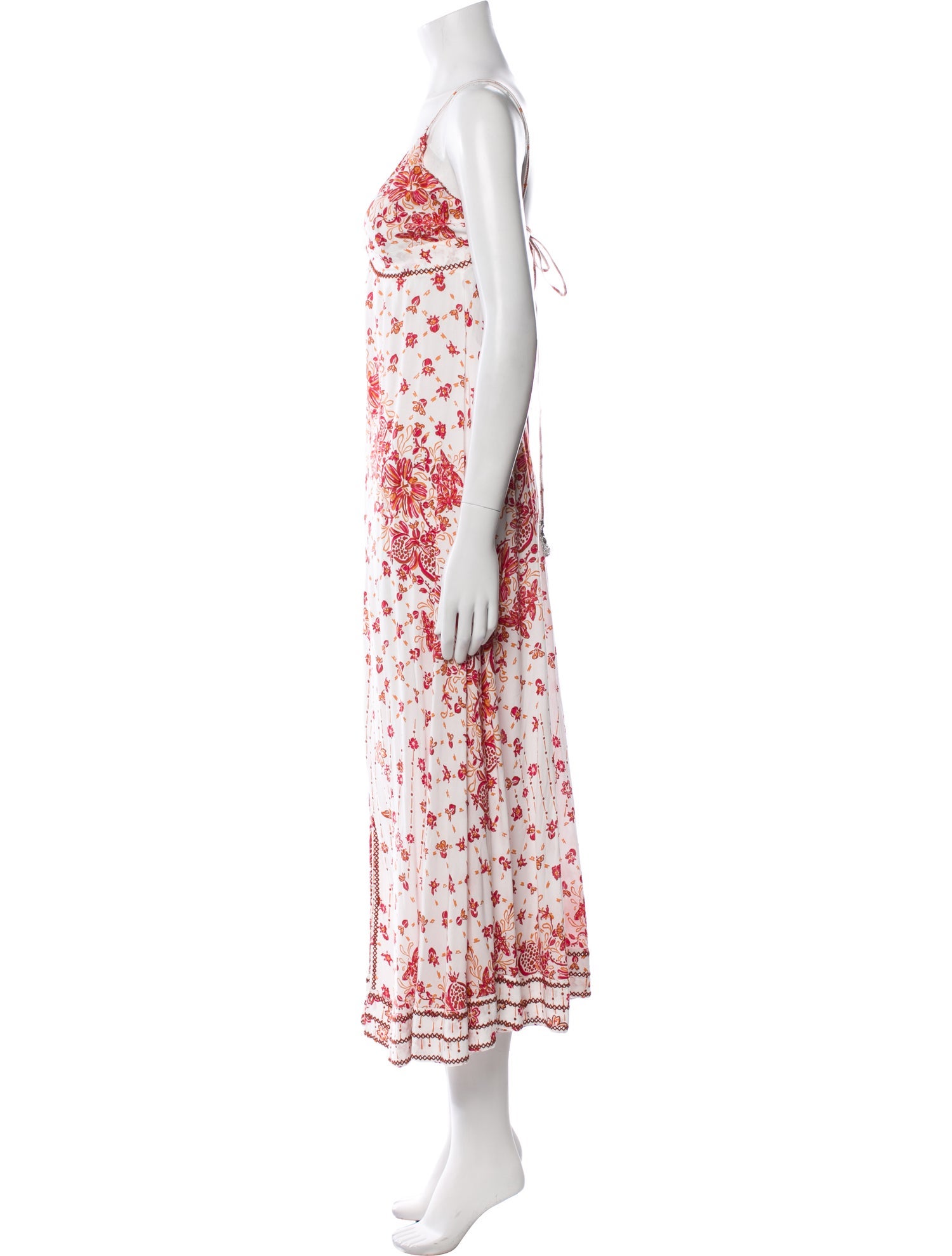 Poupette St Barth Floral Print Long Dress