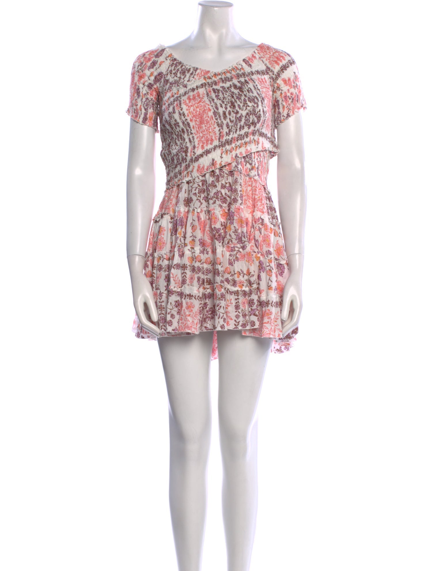 Poupette St Barth Printed Mini Dress