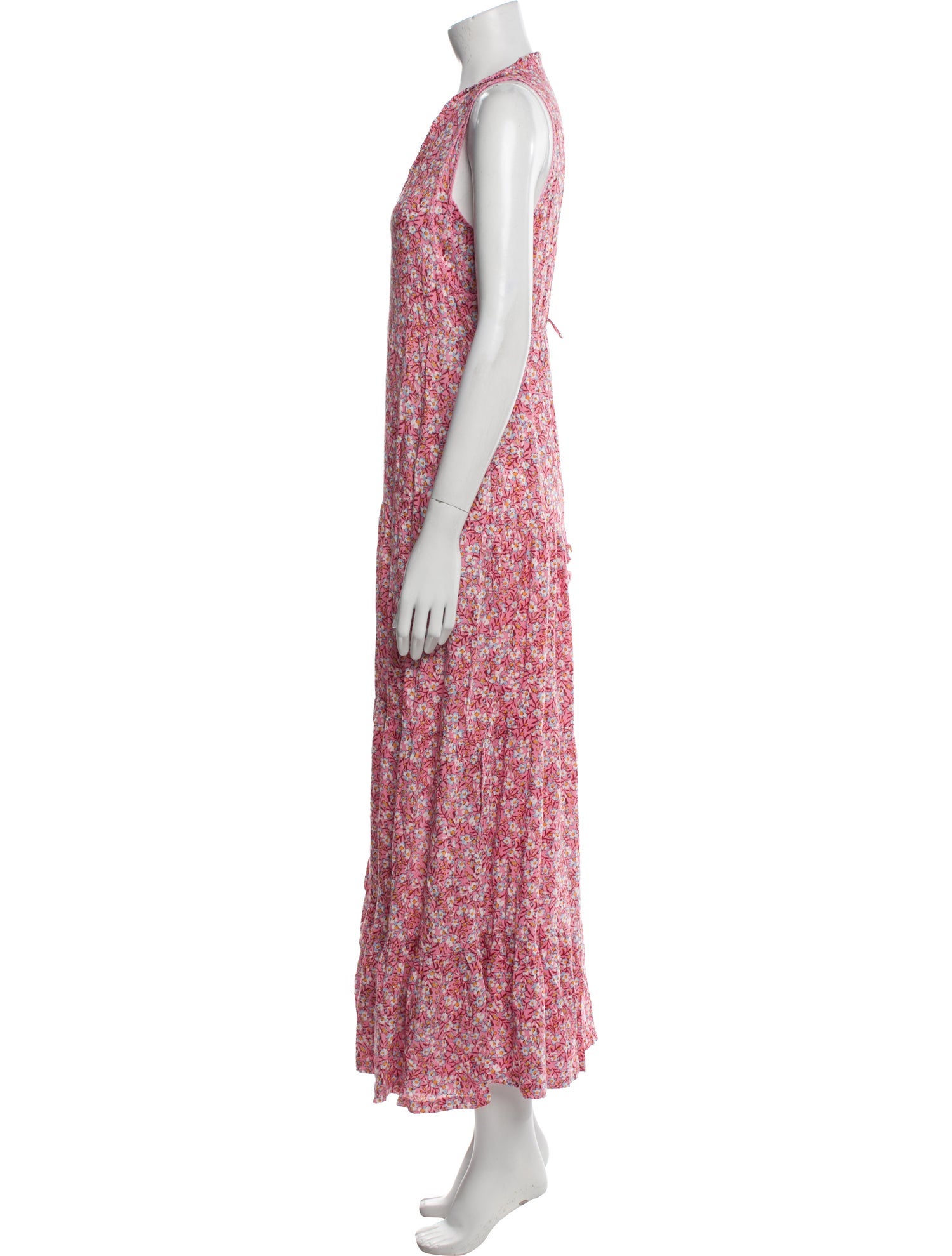 Poupette St Barth Floral Print Long Dress