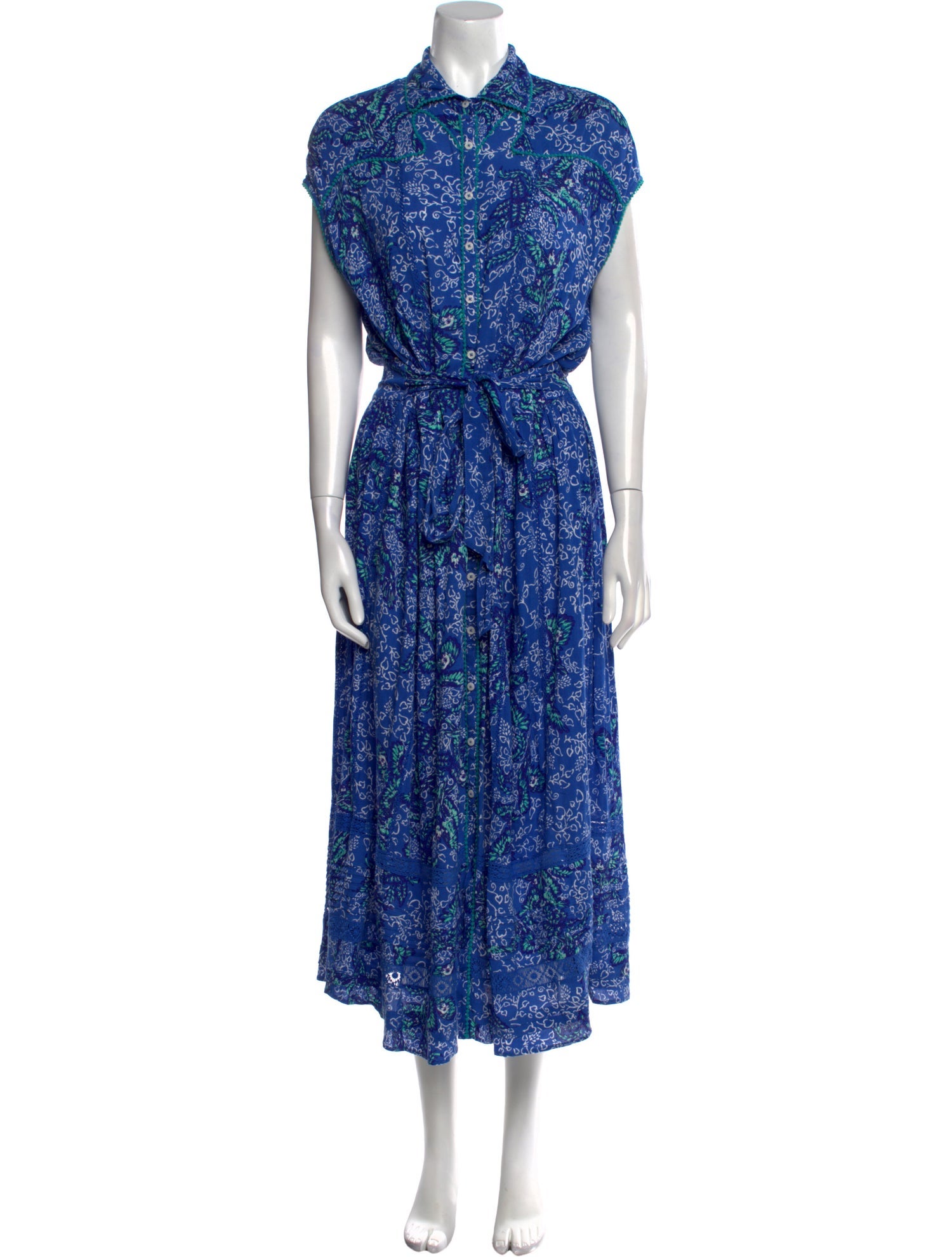 Poupette St Barth Printed Long Dress