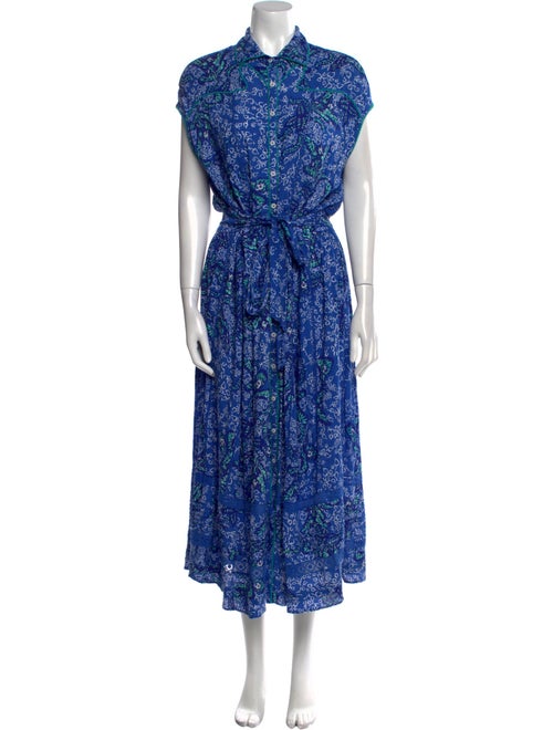 Poupette St Barth Printed Long Dress