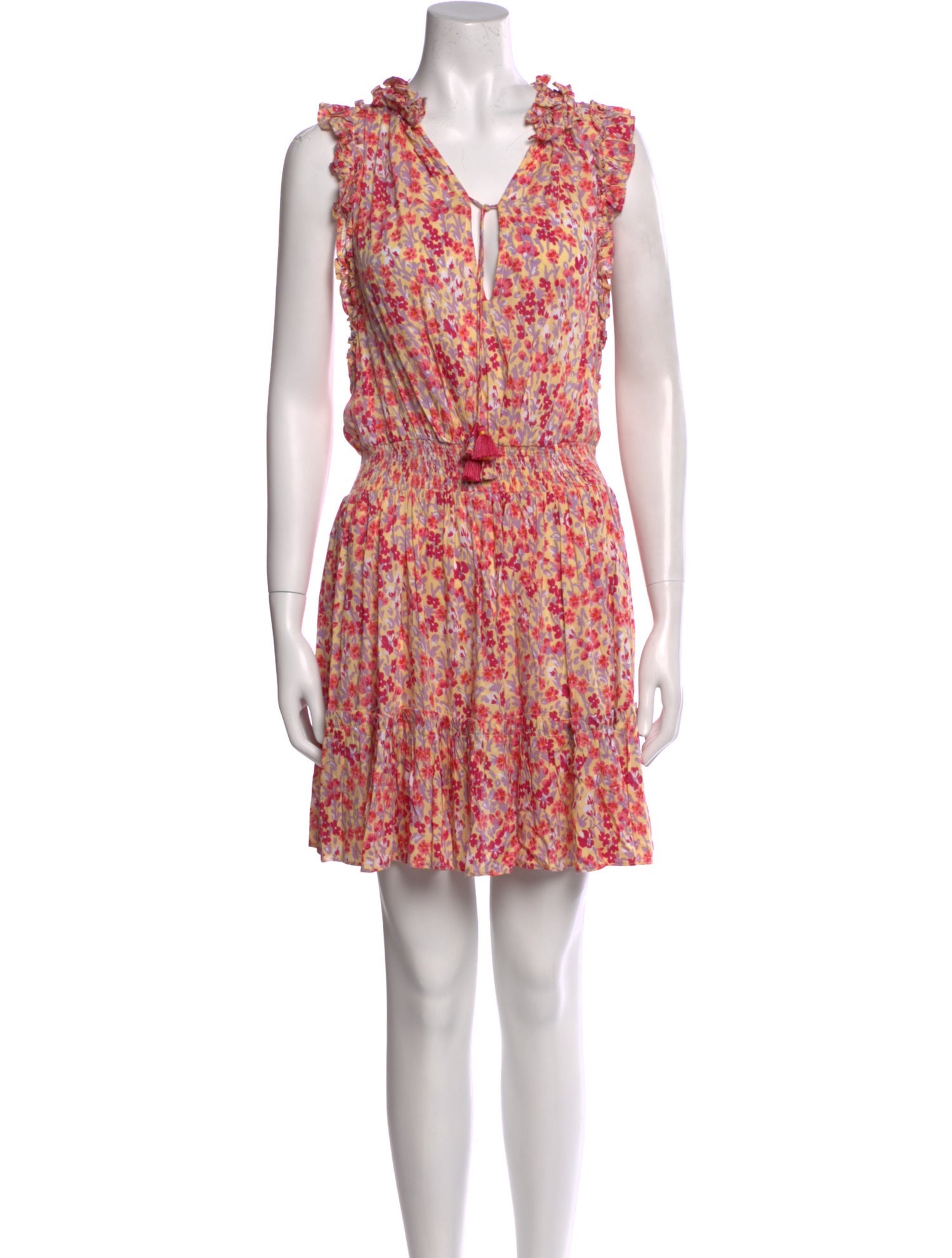 Poupette St Barth Floral Print Mini Dress