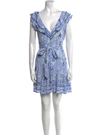 Poupette St Barth Printed Mini Dress