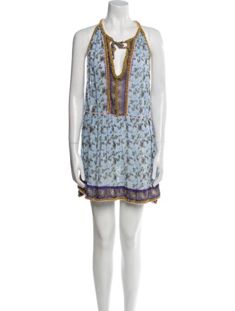 Poupette St Barth Printed Mini Dress