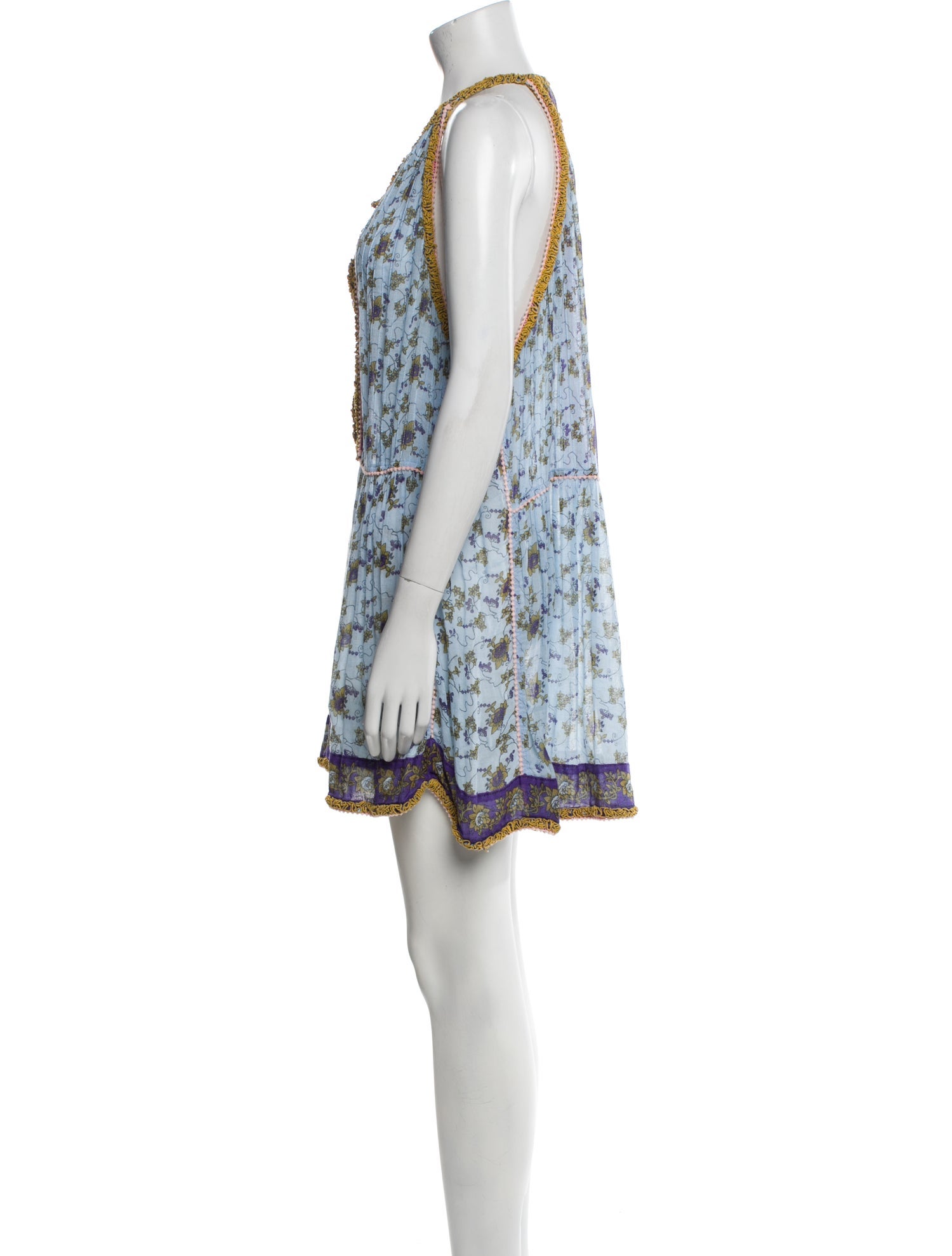 Poupette St Barth Printed Mini Dress