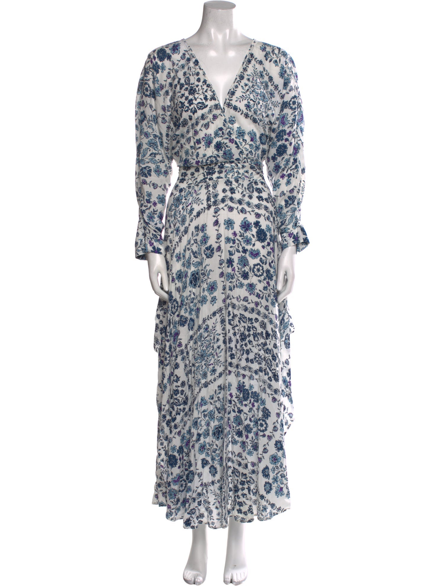 Poupette St Barth Floral Print Long Dress