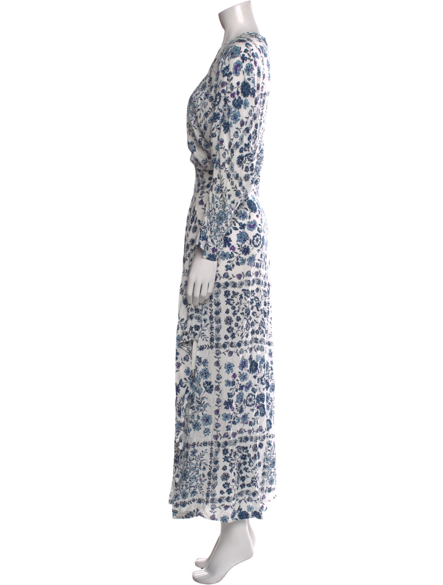 Poupette St Barth Floral Print Long Dress