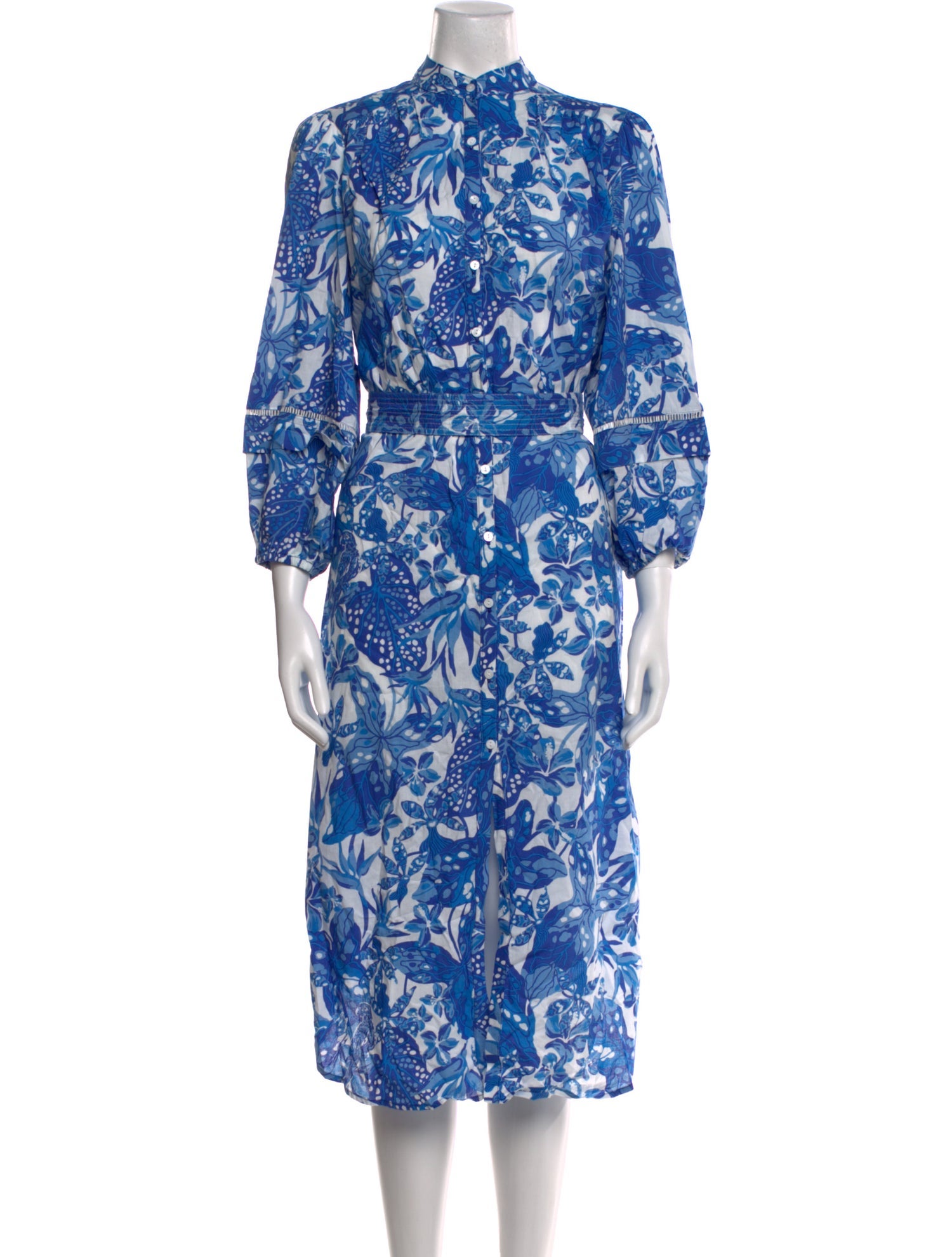 Poupette St Barth Printed Long Dress w/ Tags