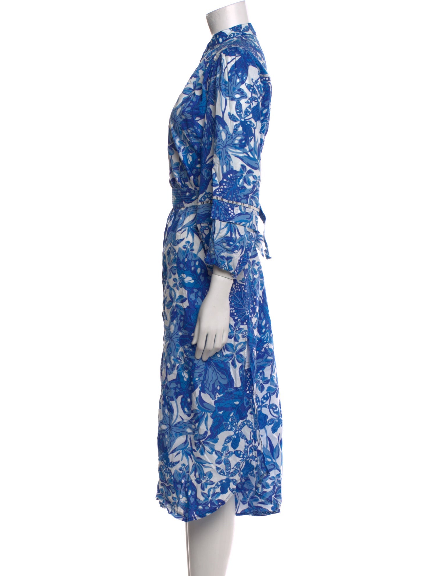 Poupette St Barth Printed Long Dress w/ Tags