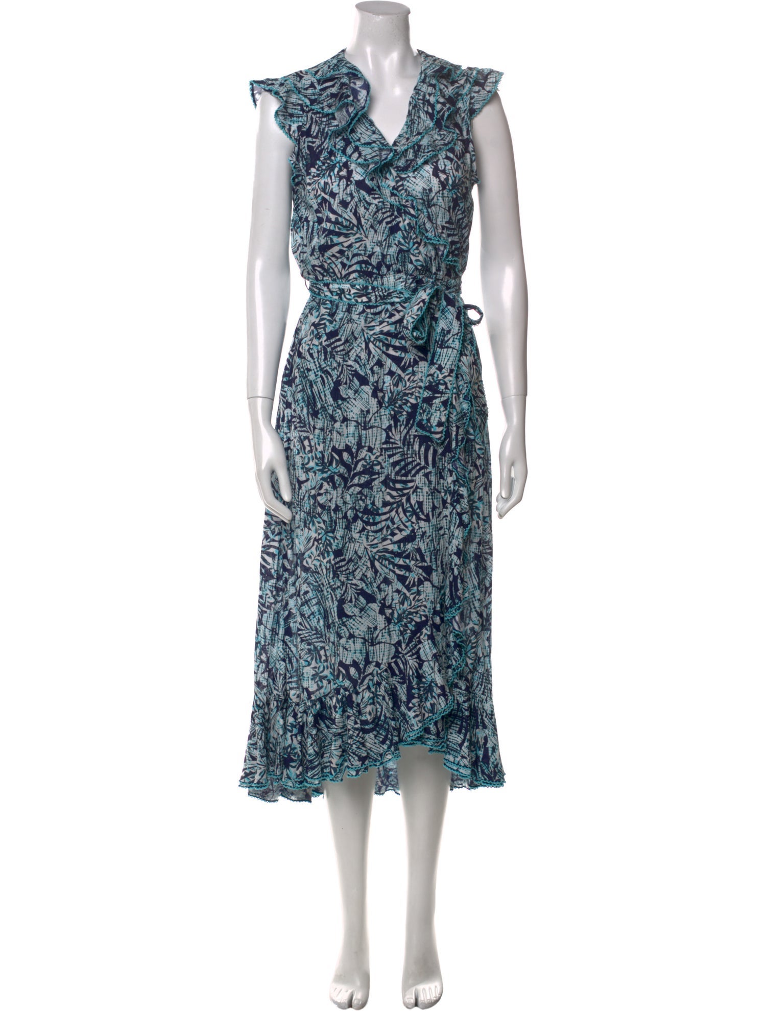 Poupette St Barth Printed Long Dress