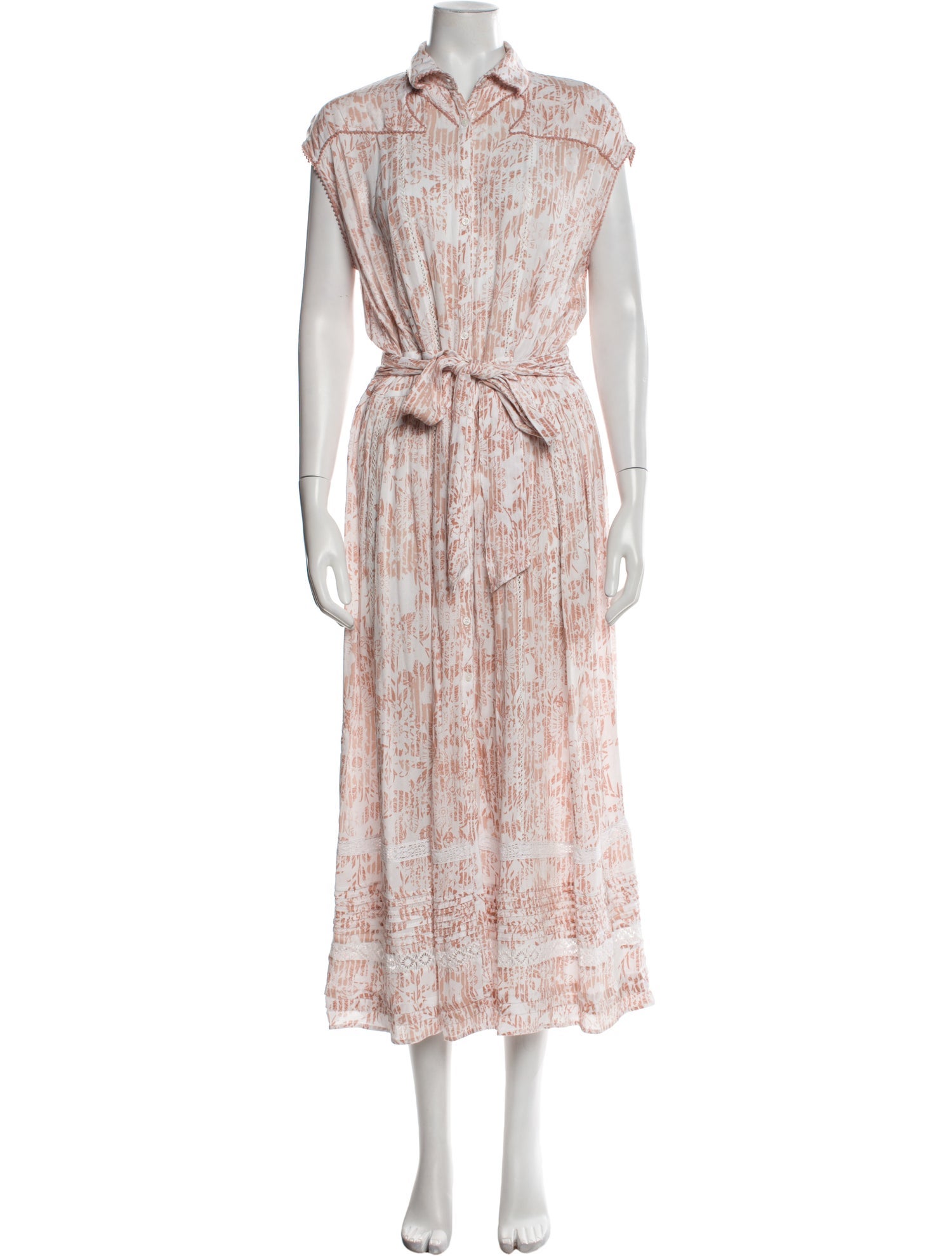 Poupette St Barth Floral Print Long Dress