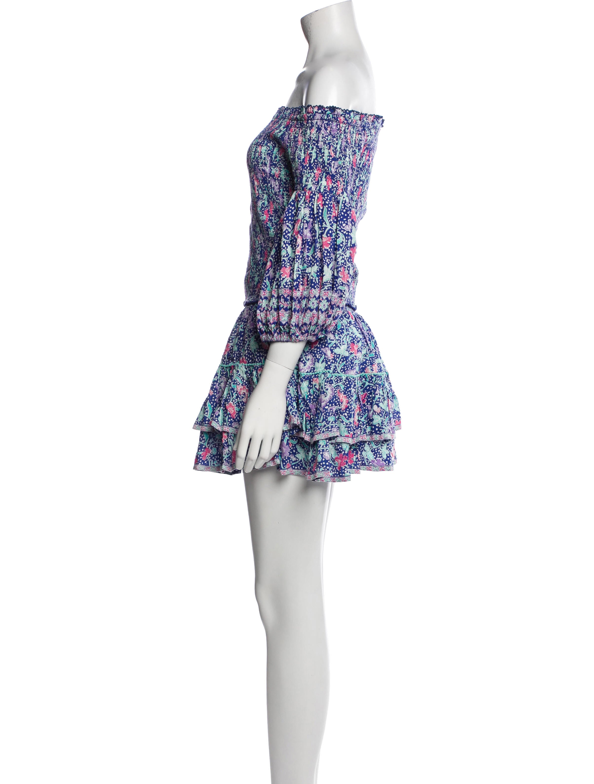 Poupette St Barth Printed Ruffle Embellishment Skirt Set