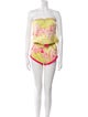 Poupette St Barth Silk Printed Romper
