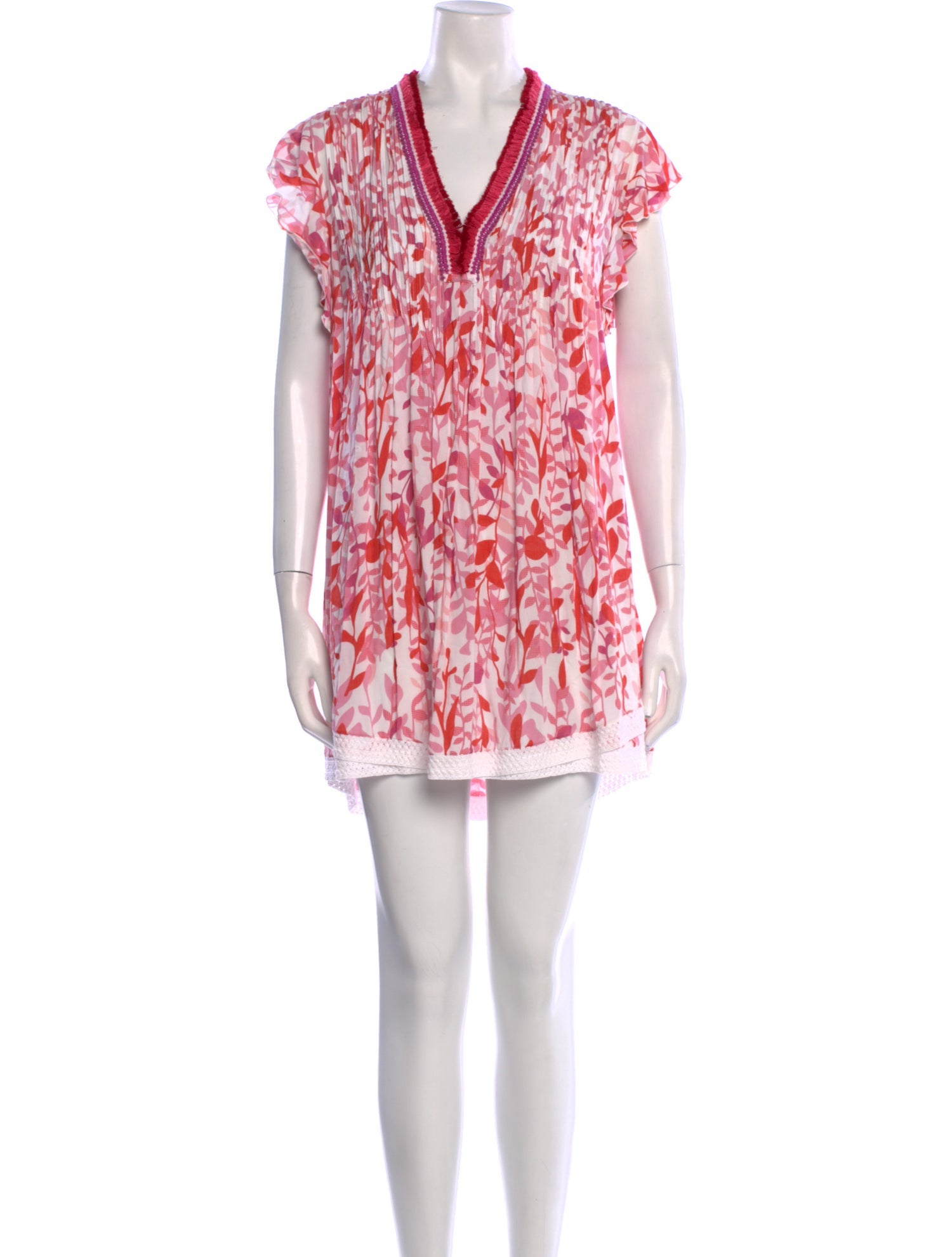 Poupette St Barth Printed Mini Dress