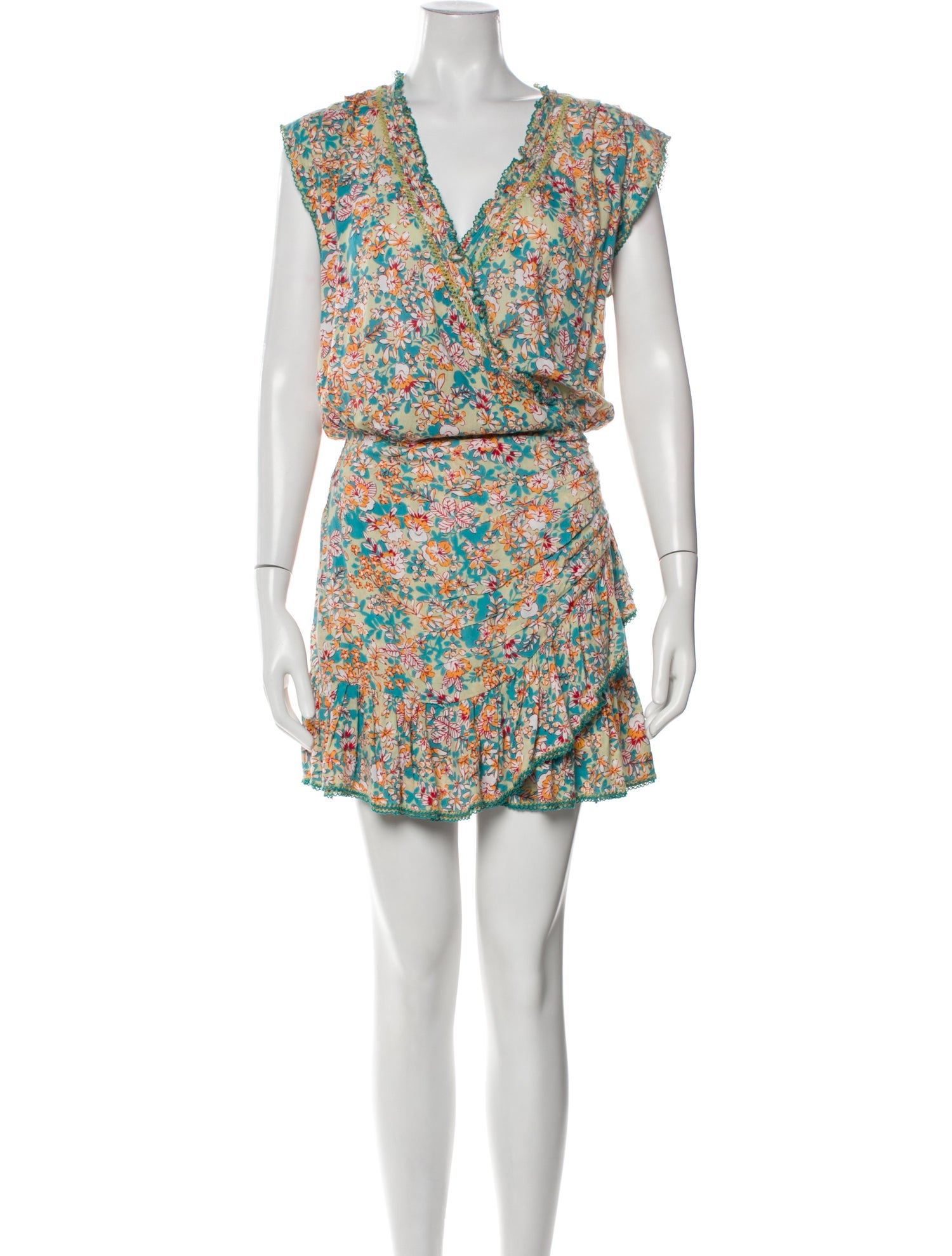 Poupette St Barth Floral Print Mini Dress