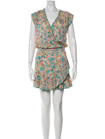 Poupette St Barth Floral Print Mini Dress