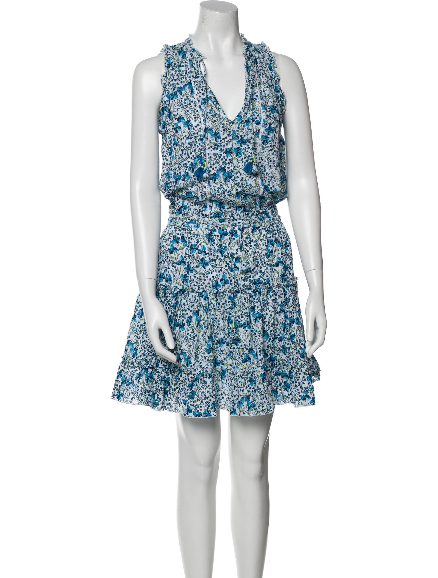 Poupette St Barth Floral Print Knee-Length Dress