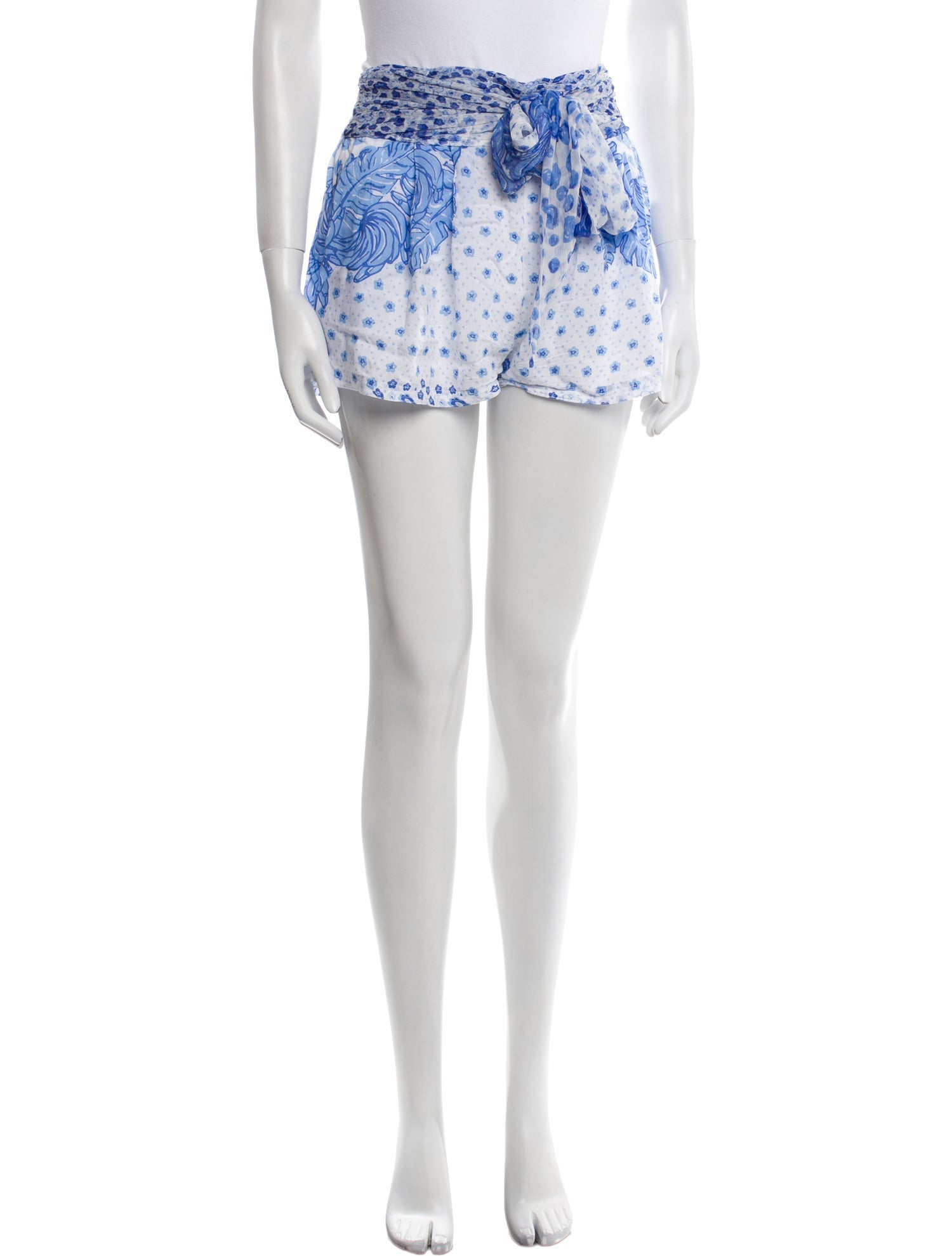 Poupette St Barth Silk Mini Shorts