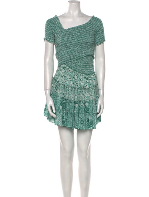 Poupette St Barth Printed Mini Dress