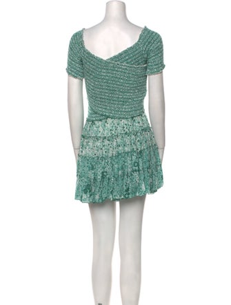 Poupette St Barth Printed Mini Dress