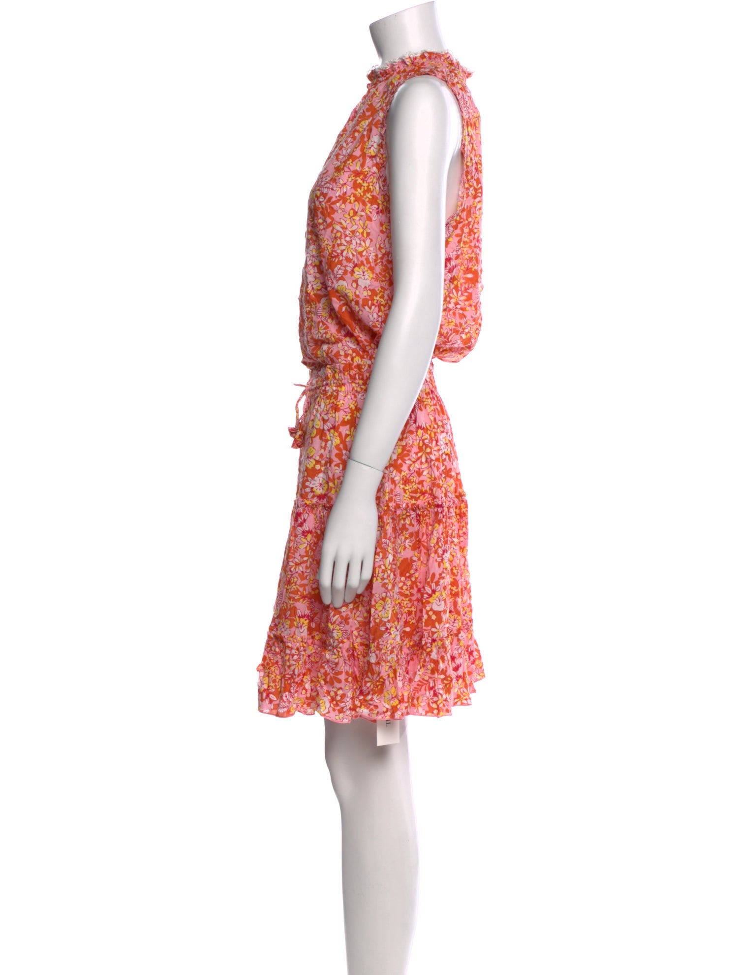 Poupette St Barth Floral Print Mini Dress w/ Tags