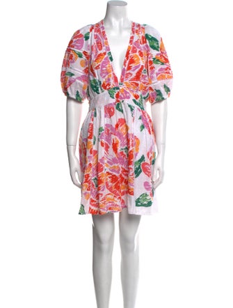 Poupette St Barth Floral Print Mini Dress