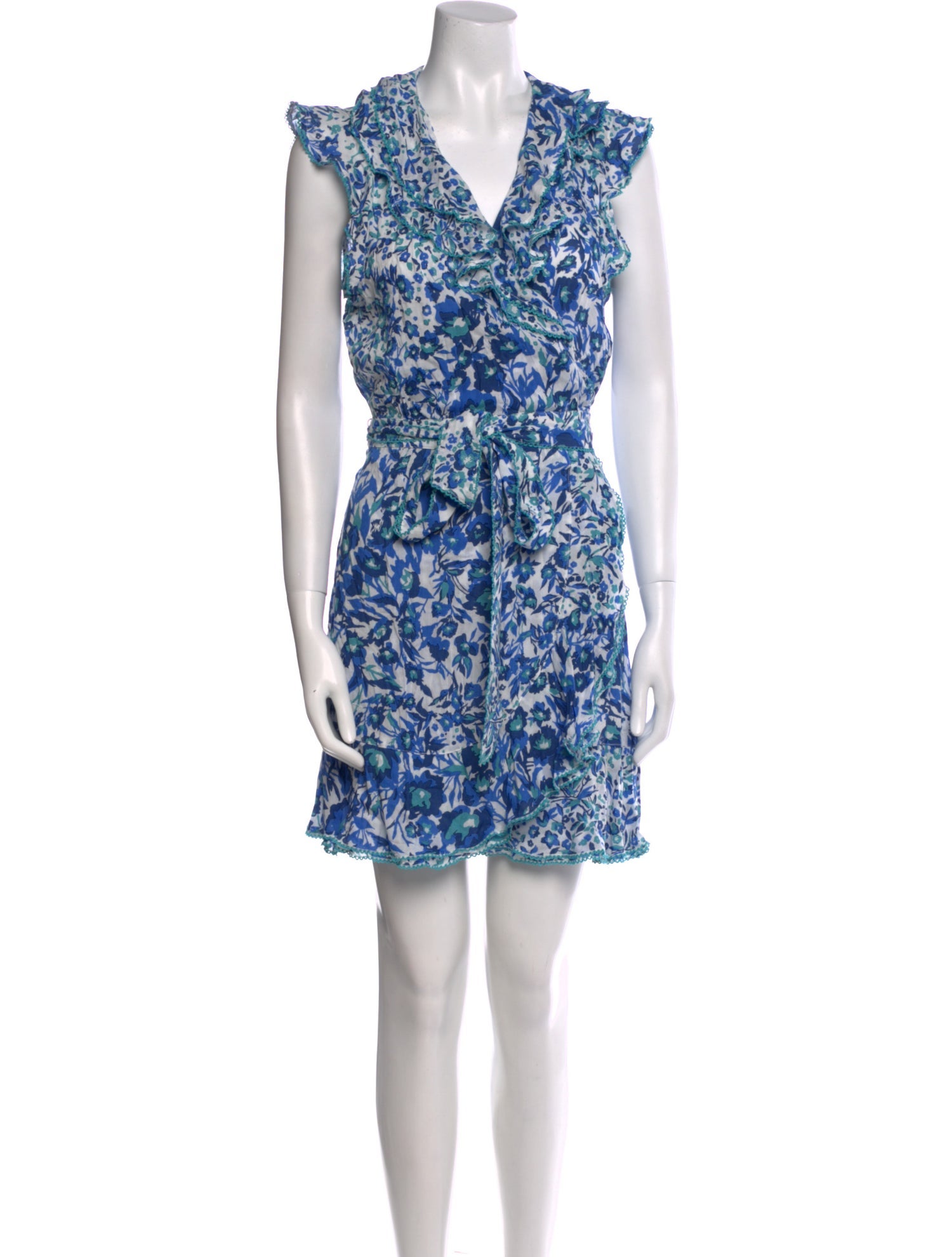 Poupette St Barth Floral Print Mini Dress